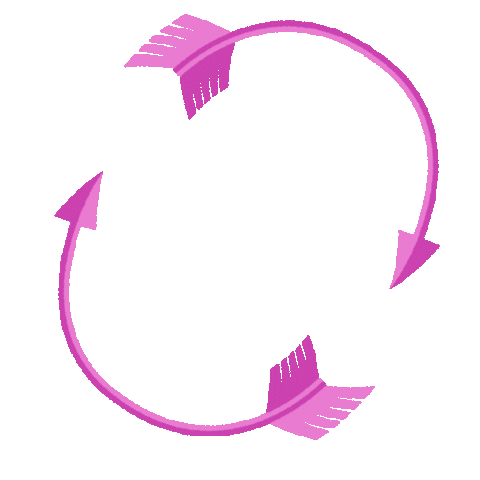 Circle Arrows Sticker by monikapolasek