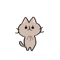 Nianko love cat hearts nianko Sticker