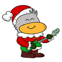 Christmas Venice Sticker