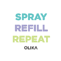 olikalife spray refill sanitizer hand sanitizer Sticker