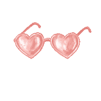 AllSkyArt summer pink glasses лето Sticker