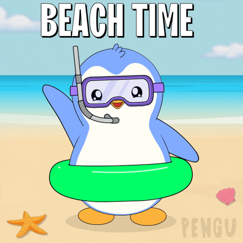 Summer Time GIF by Pudgy Penguins