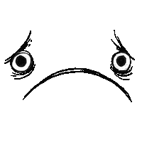 Sad Cry Sticker