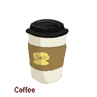 hannahgraphix coffee gilmore girls lorelai gilmore coffee cup Sticker