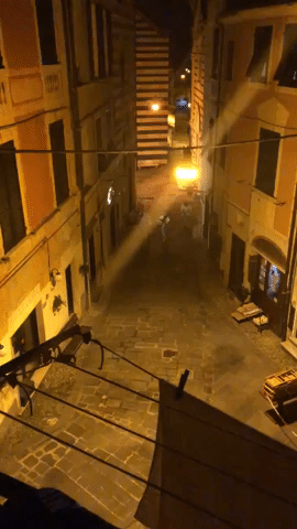 'Covidbusters': Workers Seen Spraying Italian Streets During Lockdown