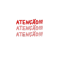 Atencao Pay Attention Sticker
