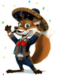 fortfunabenteuerland fox mexico adventure mexican Sticker