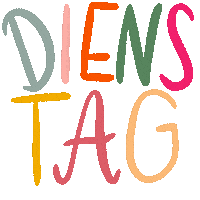 Tuesday Dienstag Sticker