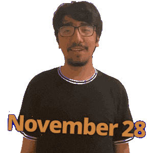 November 28 Sticker