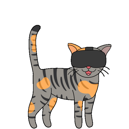 Happy Virtual Reality Sticker