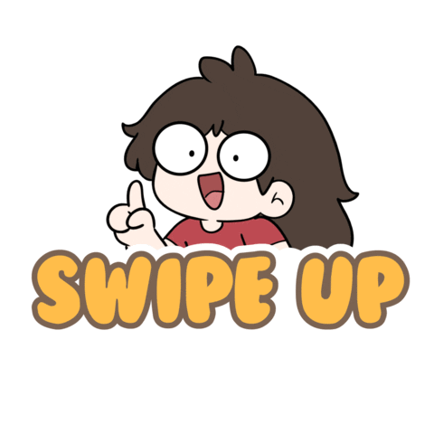 puddleartstudio giphyupload swipe up post up Sticker