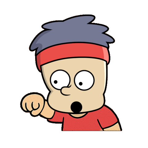 Punch Fist Bump Sticker by dowithtera