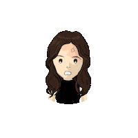 mikicomics angry annoyed anger irritated Sticker