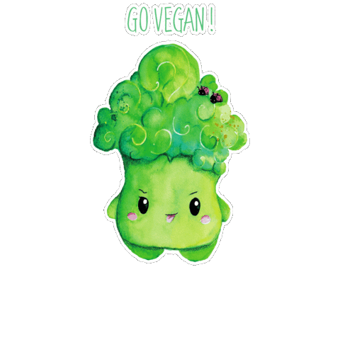 Go Vegan Sticker