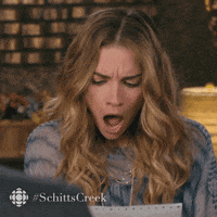 angry schitts creek GIF by CBC