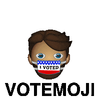 Register To Vote American Sticker by INTO ACTION