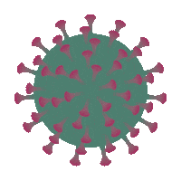silviallenas covid coronavirus covid19 virus Sticker