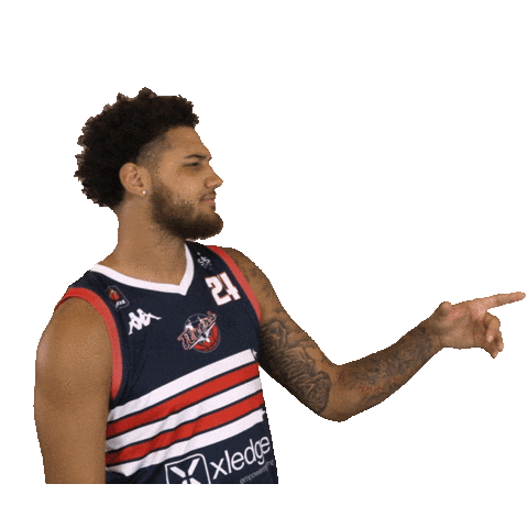 Pointing Sticker by Bristol Flyers