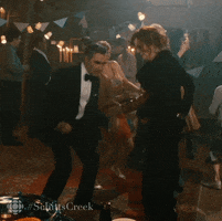 Schitts Creek Dancing GIF by CBC