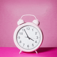 DonaSang rosa magenta tiempo despertador GIF