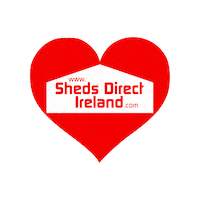 Dublin Love Sticker by Sheds Direct Ireland