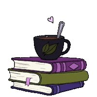 Studying Tea Time Sticker by Studio Neuhaus