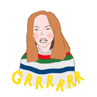 Why Am I Like This Sticker by Orla Gartland