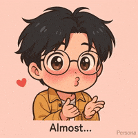 Almost Kiss For You GIF by Persona