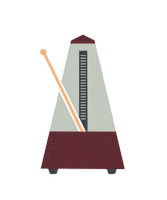 schulichmusic music practicing metronome schulichmusic Sticker