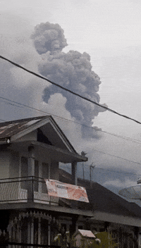 Indonesia's Marapi Volcano Erupts, Trapping Mountain Climbers