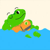 Relaxed Beach GIF by CoinGecko