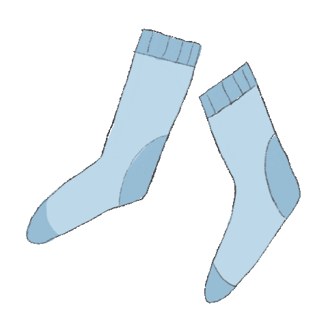 quitanp blue socks laundry delicate Sticker