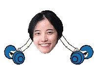 Binbin Sticker by Facebook APAC Fitness Summit 2020