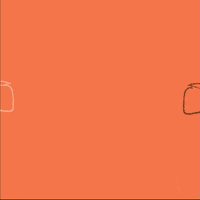 carleighflower love illustration friends orange GIF