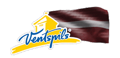 Logo Flag Sticker by Ventspils
