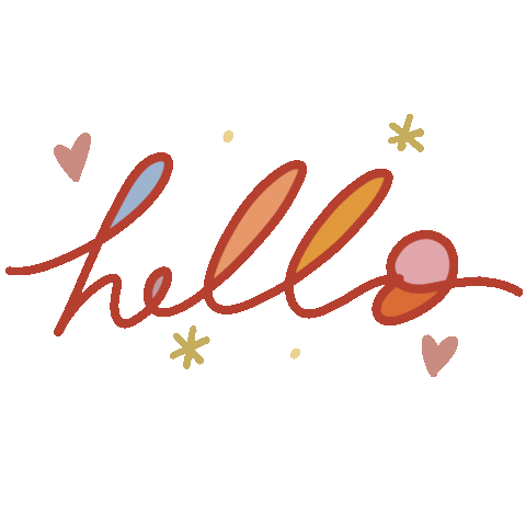 Sticker Hello Sticker by BrittDoesDesign