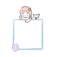 Yuuukron sea mermaid 海 マリン Sticker