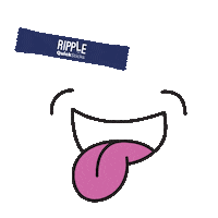 TGOD_CA smile tongue branding organic Sticker