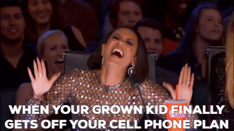 happy mom grown kids GIF