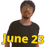 June 23 Sticker