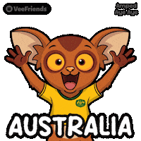 Excited World Cup Sticker by VeeFriends