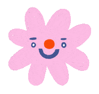 Happy Flower Sticker by candice