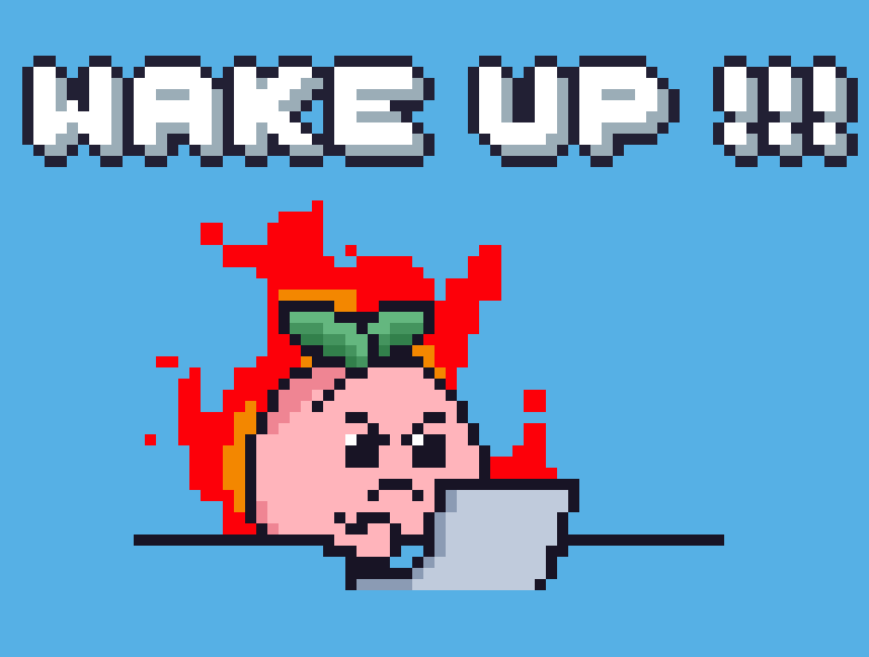 Angry Wake Up GIF by Potatozzz by 9GAG