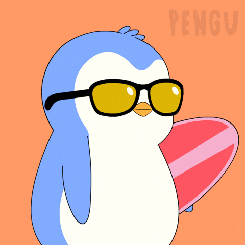 Summer Wink GIF by Pudgy Penguins