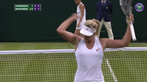 Coco Vandeweghe Win GIF by Wimbledon
