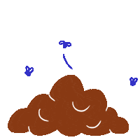 POLARFUX shit poop flies Sticker