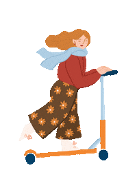 Fall Bike Sticker
