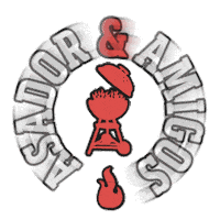 ClubParrillerosWeber grill carbon weber carne asada Sticker