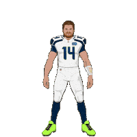 Seattle Seahawks Hello Sticker by Panini America