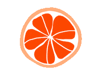 maisontadaboum_paris grapefruit pamplemousse toronja maisontadaboum Sticker